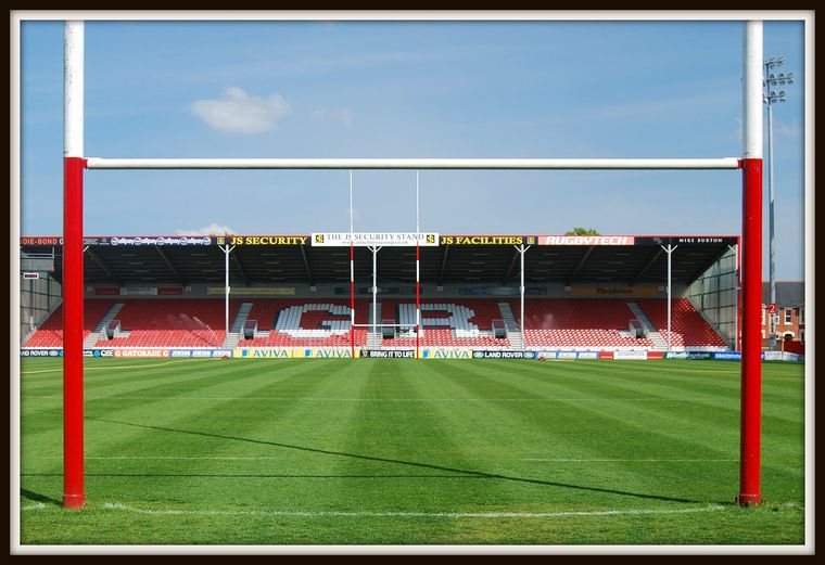 Kingsholm Stadium, Gloucester, campo interno di Gloucester.