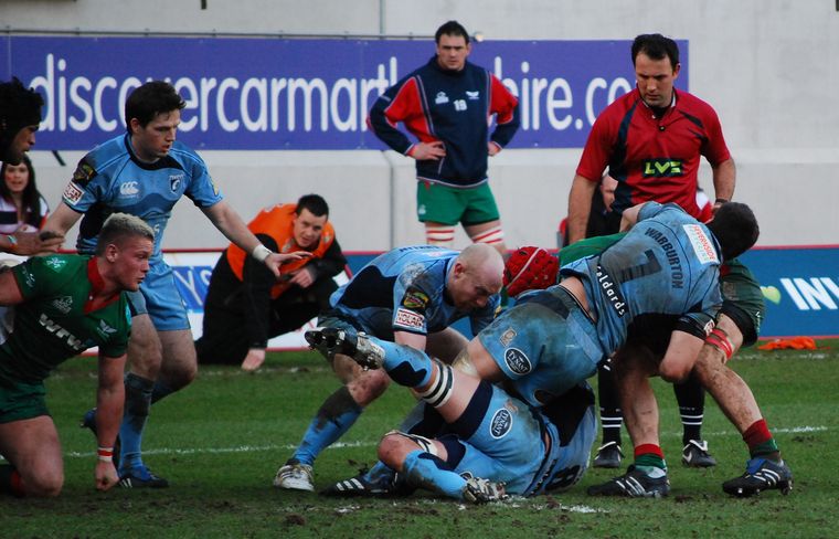 Parc y Scarlets, Llanelli, campo interno di Scarlets.